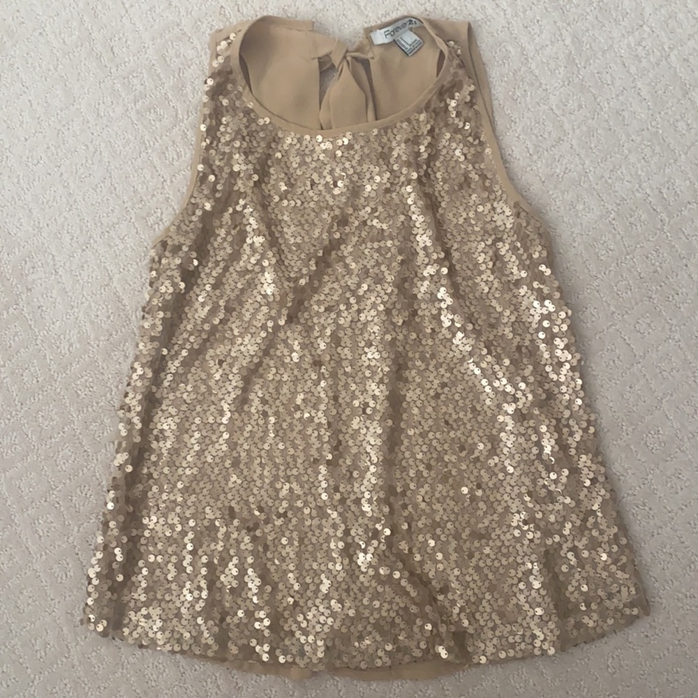 Sequin party tank